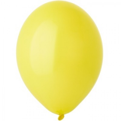 589, Латекс без рисунка пастель  экстра желтый, 1102-0005, 120.00 р., Латекс без рисунка, , Воздушные шары