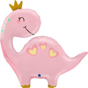 Фигура Динозаврик Принцесса фольга