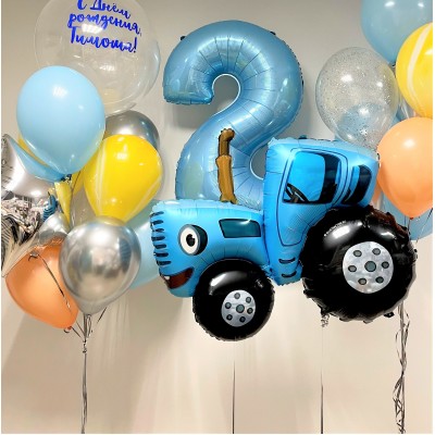 1680, Набор "По полям..." Синий трактор, 04-271, 6 400.00 р., День рождения, , Для детей