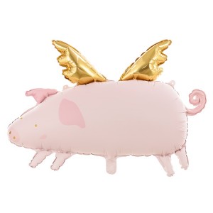 Фигура Свинка с крыльями Фольга