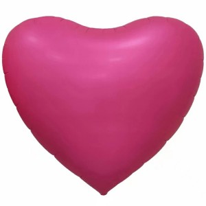 Сердце Гигант Сатин Pink 173см