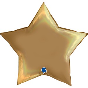 Звезда Гигант  Шампань Голография 91 см