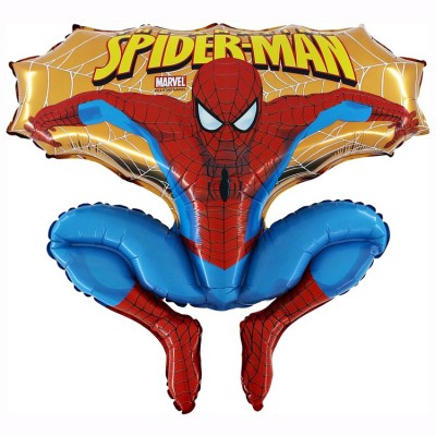 1487, Фигура Spider-man. Человек паук, L119G, 750.00 р., Фольгированные фигуры, , Фольгированные фигуры