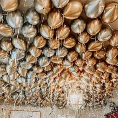 683, Латекс хром в потолок "Золотая нива", 07-001, 170.00 р., Шары в потолок, , Воздушные шары